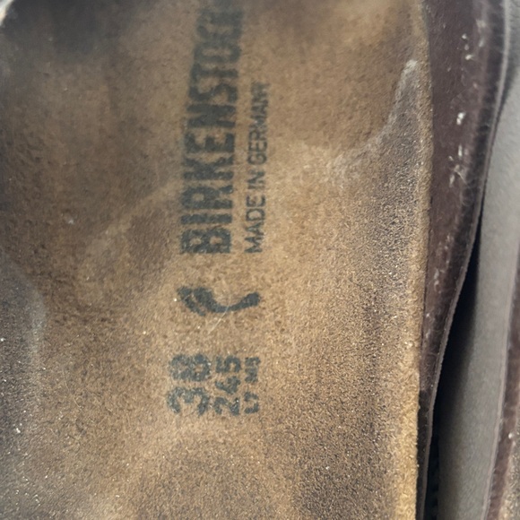 Birkenstock Taupe Double Buckle arizona Sandals 38 - Picture 5 of 8